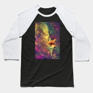 Intricate fox design Baseball T-Shirt